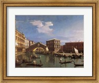 Framed Rialto Bridge, Venice