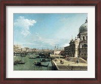 Framed Entrance to the Grand Canal and the church of Santa Maria della Salute, Venice