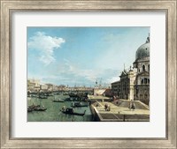 Framed Entrance to the Grand Canal and the church of Santa Maria della Salute, Venice