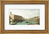 Framed Grand Canal from the Rialto Bridge
