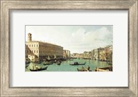 Framed Grand Canal from the Rialto Bridge