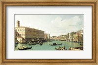 Framed Grand Canal from the Rialto Bridge