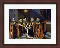 Framed Louis XIII Receiving Henri d'Orleans