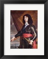 Framed Portrait of Charles II