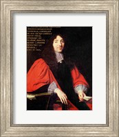 Framed Portrait of Olivier Lefevre