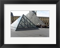 Framed Louvre Pyramid in Paris