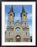 Framed Medieval Church