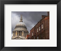 Framed St Pauls Cathedral in London