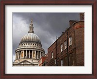 Framed St Pauls Cathedral in London