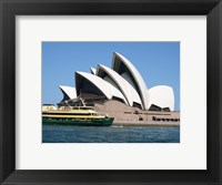 Framed Sydney Opera House with Sydney Ferry Collaroy