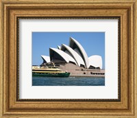 Framed Sydney Opera House with Sydney Ferry Collaroy
