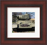 Framed World War Two Tank