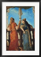 Framed Jewish Women at the Balcony, Algiers, 1849