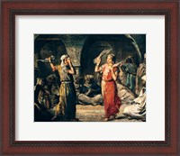 Framed Dance of the Handkerchiefs, 1849