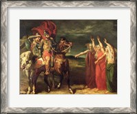 Framed Macbeth and the Three Witches, 1855