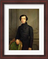Framed Charles-Alexis-Henri Clerel de Tocqueville
