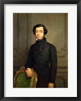 Framed Charles-Alexis-Henri Clerel de Tocqueville