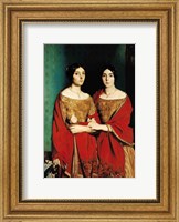Framed Two Sisters