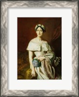 Framed Mademoiselle Marie-Therese de Cabarrus, 1848