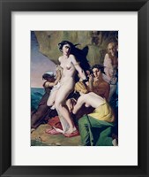 Framed Andromeda Tied to the Rock by the Nereids, 1840