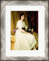 Framed Portrait of Miss Dorothy Dicksee