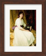 Framed Portrait of Miss Dorothy Dicksee