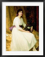 Framed Portrait of Miss Dorothy Dicksee