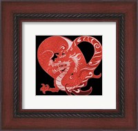 Framed Red Dragon