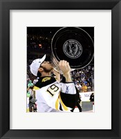 Framed Tyler Seguin with the Stanley Cup  Game 7 of the 2011 NHL Stanley Cup Finals(#49)