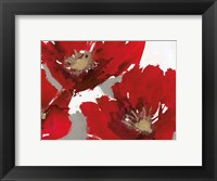 Framed Red Poppy Forrest II