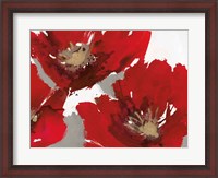 Framed Red Poppy Forrest II