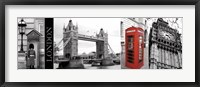 A Glimpse of London Framed Print