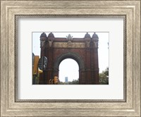 Framed Barcelona Arc de Triomf