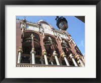 Framed Barcelona Palau de la Musica Catalana