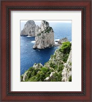 Framed Capri Faraglioni Stacks