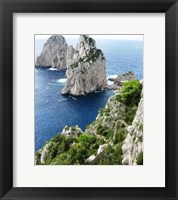 Framed Capri Faraglioni Stacks