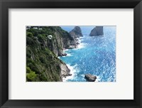 Framed Capri Coastline