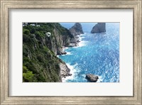 Framed Capri Coastline