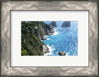 Framed Capri Coastline