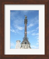 Framed Columbus Column Barcelona