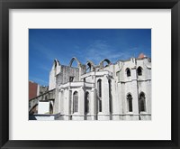 Framed Lisbon Carmo Convent Arches