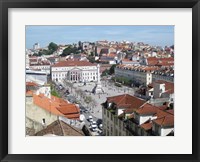 Framed Panorama Over Rossio Square