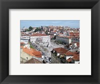 Framed Panorama Over Rossio Square