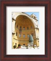Framed Pinecone Statue in the Vatican