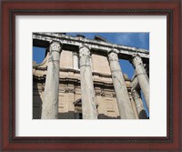 Framed Rome Temple of Antoninus Pius and Faustina