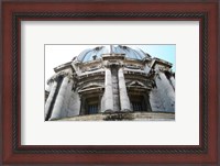 Framed Rome San Pietro Rood Exterior of a Small Dome