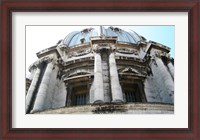 Framed Rome San Pietro Rood Exterior of a Small Dome