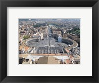 Framed Vatican View From Above