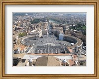 Framed Vatican View From Above