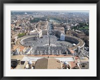 Framed Vatican View From Above